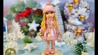 Обзор фигурки Зимняя кукла девочка