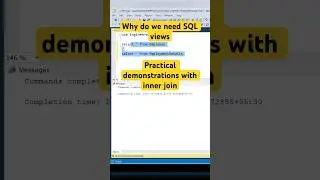 SQL Views - practical uses case with inner join 