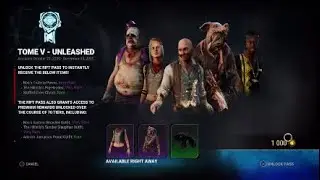 Dead By Daylight | The Archives Tome 5, Level 1 Challenges & Rewards