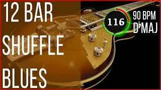 12 Bar Db Blues Guitar Backing Track (Jam in Db Major 90 BPM)