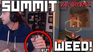 Summit1g fail showes WEED live! Valorant Twitch Highlights #2