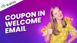 How to send a discount code in a welcome email | Klaviyo and Shopify
