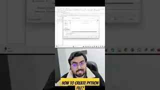how to create python file?  