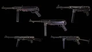 MP 40 Machine Pistol 1 Hour, Sound Effect, WW2, German, Full Auto