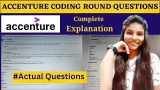 Accenture Coding Questions | Coding Questions asked in Accenture Exam 