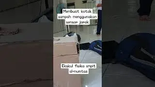 Membuat tempat sampah dengan pemanfaatan arduino