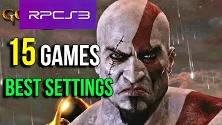 RPCS3 15 games test | RPCS3 | RYZEN 3600X | GTX 1080 | 2022