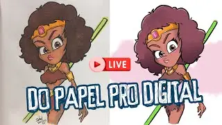 Ilustração do PAPEL ao computador | Ivan Querino