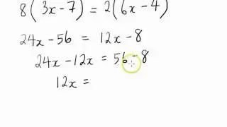 Solving Equations With An Unknown Variable