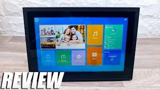 WiFi Digital Picture Frame Touch Screen 10 inch Unboxing and Review