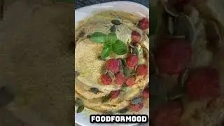 Запечённый овсяный пудинг🥰