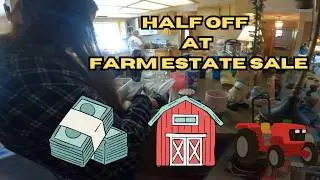 Half Off Farm Estate Sale Haul