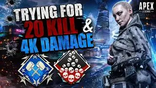 Chasing the 20 Kill & 4K Badge in Apex Legends 