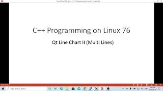 C++ Programming on Linux - Qt Multi Lines Chart Example