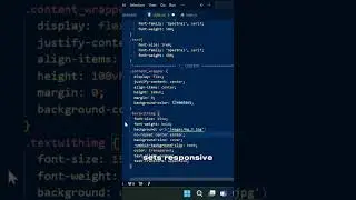 Clip Image to Text with CSS HTML #shorts
