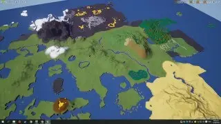 RuneScape in Unreal Engine 1:4 scale (Procedural Terrain Test)