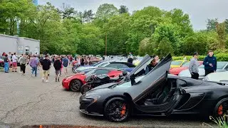 Mclaren Cars & Coffee 2022 - Super Car Show and Cars Leaving! Mclaren/Lamborghini/Ferrari/JDM