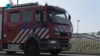 Dak AZ Stadion deels ingestort (10 augustus 2019)