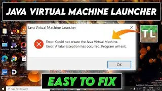 how to fix java virtual machine launcher error minecraft tlauncher