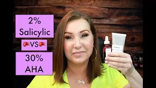 The Ordinary 2% Salicylic Acid Mask|Review&Demo|VS 30% AHA Peel Mask