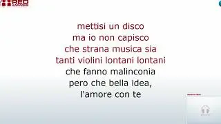 Karaoke - Fred Bongusto - Che bella idea  (SRF KARAOKE)