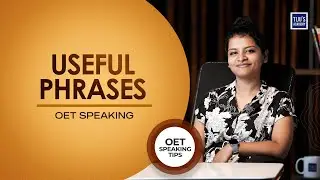 OET Speaking Tips | USEFUL PHRASES | Tiju's Academy