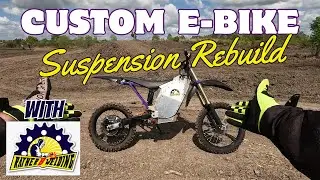 Fixing and Testing Suspension on Rather B Welding's Homemade E-Dirt Bike