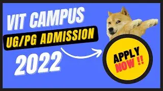 VIT UG/PG ADMISSION OPEN! | JOIN TELEGRAM | TANCET MBA MCA 2022