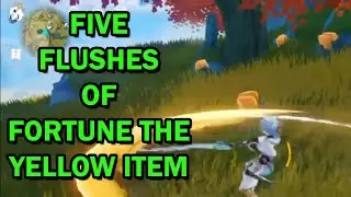 GENSHIN IMPACT FIVE FLUSHES OF FORTUNE THE YELLOW ITEM