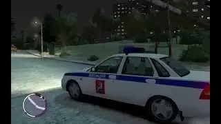 GTA4 EFLC Lada Priora ДПС.