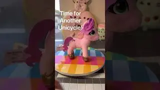 Unicycling an official #mylittlepony Pipp #plush to look better. Was a lot of fun!
