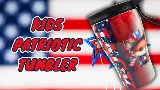Kids Patriotic Tumbler Turorial feat. Jack