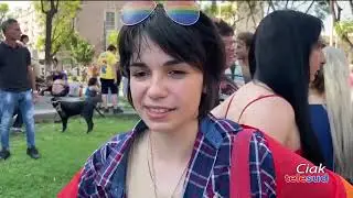 Una folla di persone si è riversata per le via di Catania in occasione del Gay Pride