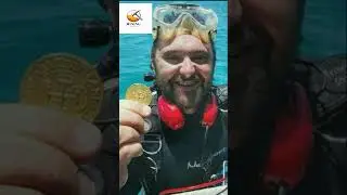 клад" серебряного флота" с металлоискателем