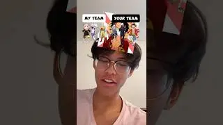 My anime team vs your anime team part 3! #shorts