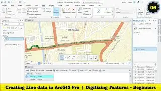 05: Creating Line data in ArcGIS Pro | Digitizing Features