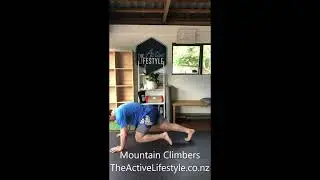 Performing mountain climbers cardio exercise - and why they are a great exercise