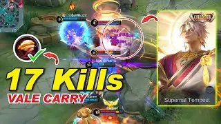 VALE Second Skill use STOP ON HIT is very Important ! 🥰 BEST BUILD COMBO and Emblem Set MLBB