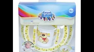 Набор детской посуды Canpol Babies (пластик) 12+