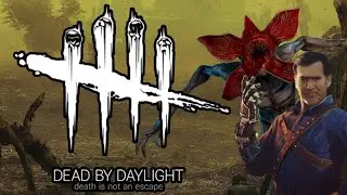 Dead By Daylight with Evil Dead and Stranger Things Characters