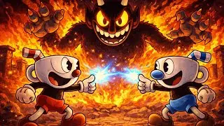 CUPHEAD COOPERATIVE - FINAL BOSS + ENDING (NO REVIVES)