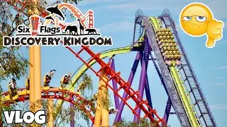 Is Six Flags Discovery Kingdom Really THAT Bad?! - Vallejo, California | VLOG [2025]