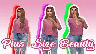 Plus Size Beauty //  The Sims 4 CAS // KimChi Gamer