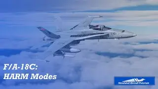 DCS: F/A-18 HARM Modes | Simulated Aircraft Tutorials
