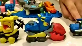Игра Car Eats Car 3 локация из пластилина. (Машинка ест машинку)