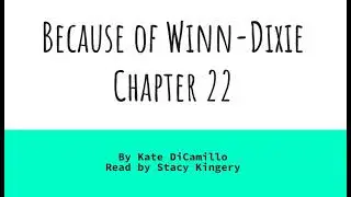 Because of Winn Dixie, Chapter 22