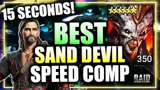 GUIDE Best Speed Comp for Sand Devil's Necropolis Stage 25 - Fastest Team ⁂ Raid: Shadow Legends
