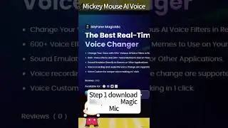 😛how to use Mickey Mouse AI voice changer in Discord or Roblox 