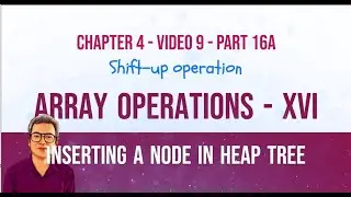 Inserting a node in Heap tree| Reheapify up| Sift up | HEAP SORT - I| with Rec. and Classes  in C++