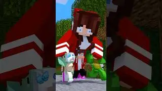 Running With Bigger And Bigger JJ's Sister - MAIZEN Minecraft Animation 